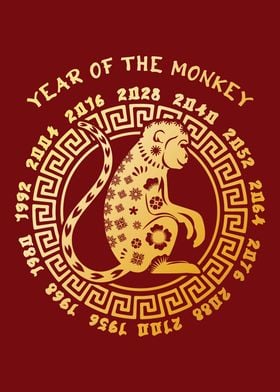 Chinese New Year Monkey