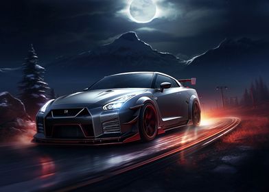 Sport car Nissan GTR Nism