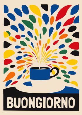 Buongiorno Coffee Poster