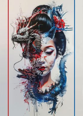 Geisha dragon 3