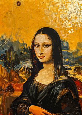 Mona Lisa Gustav Klimt Art