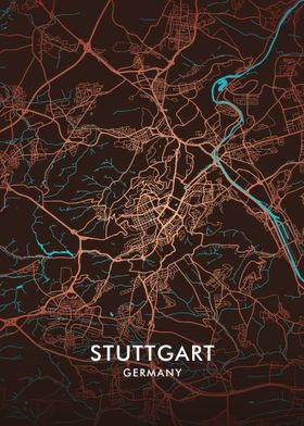 Stuttgart City Map