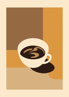 Bohemian Coffee Poster