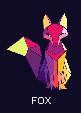 Fox In Wpap Art