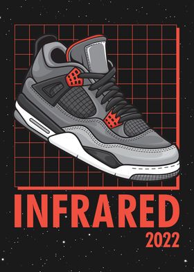 Retro Infrared Sneaker