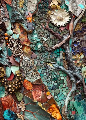 Textured Mosaic Beauty