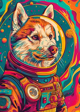 Astronaut Husky Space