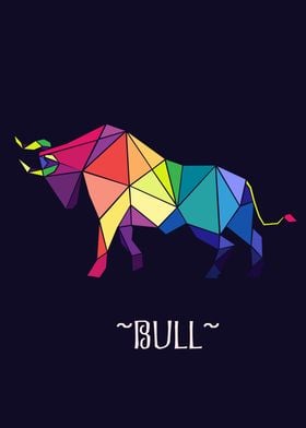 Bull Wpap Pop Art