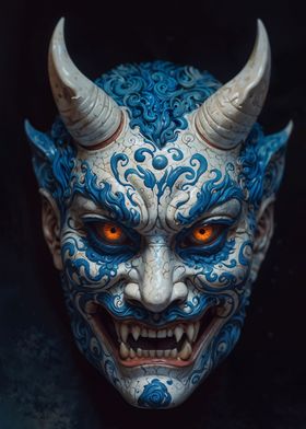 Japanese Demon Mask