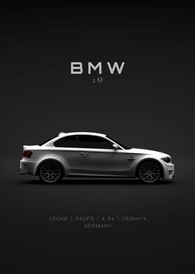 2011 BMW 1M White
