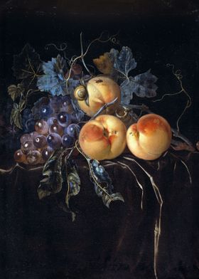 Still Life with Peaches 