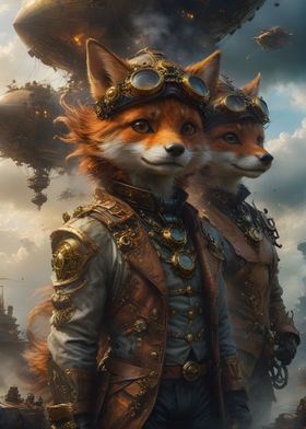 Steampunk Foxes