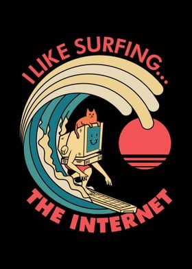 I like surfing 
