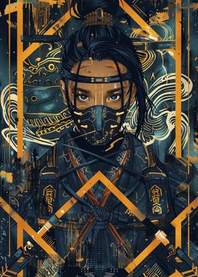 Cyberpunk Samurai