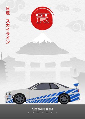 Nissan Skyline GTR japan
