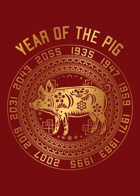 Chinese New Year Of Pig