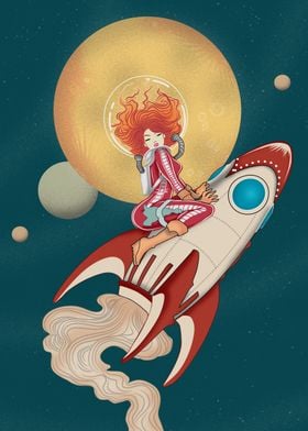 space blonde barbarella