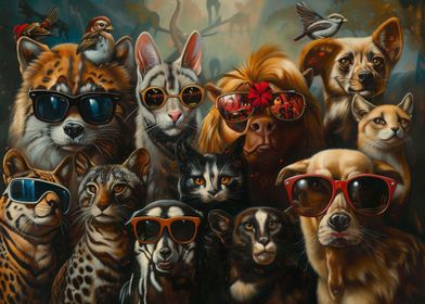 Funny Wild Animals Shades