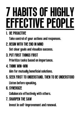 7 Habits Effective
