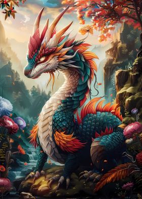 Abstract Dragon Fantasy