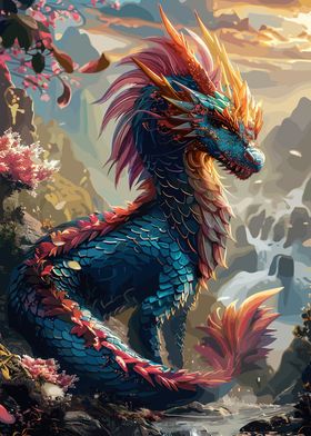 Fantasy Dragon Abstract