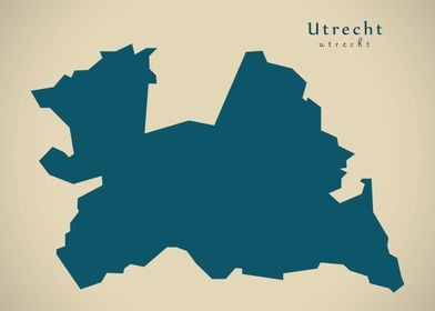 Utrecht Netherlands map