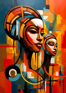 African Women Africa Art