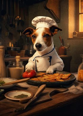 Jack Russell Terrier Chef