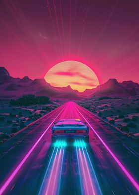 Neon Desert Drive 1