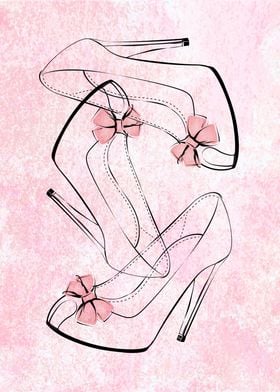 Pink High heels