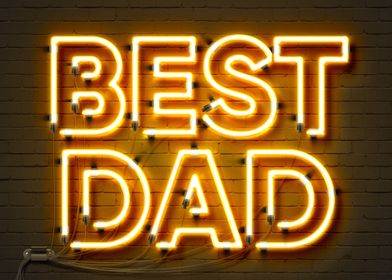 Best Dad Neon Sign