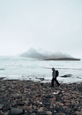 Hiking Fjallsjkull Iceland