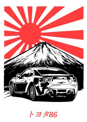 Toyota 86 art