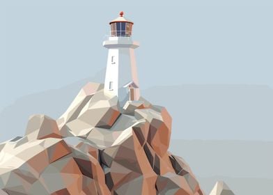Lighthouse Low Poly
