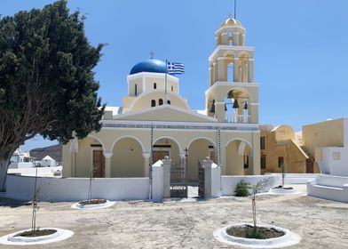 Santorini Greek Church