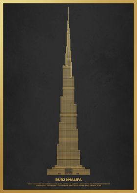 Burj Khalifa Gold