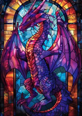 Stained Glass Dragon