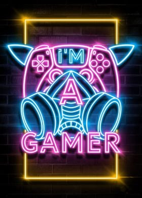 IM A GAMER NEON SIGN ART