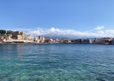 Chania Crete Greece Harbor