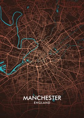 Manchester City Map