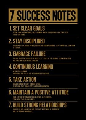 7 Success Notes