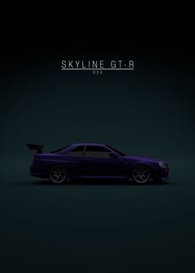 Nissan Skyline GTR R34 Pur