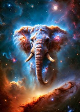 Cosmic Elephant Nebula