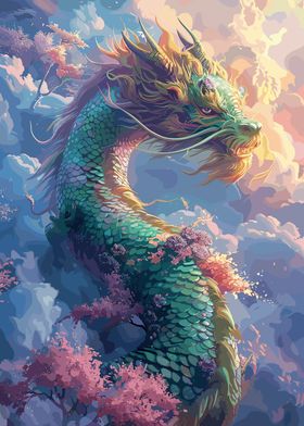 Fantasy Dragon Clouds