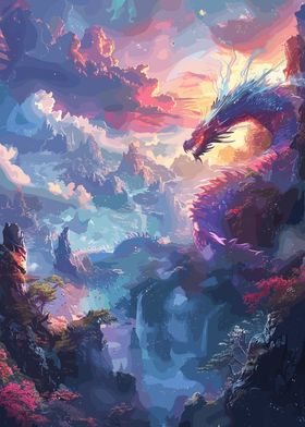 Fantasy Abstract Dragon