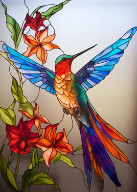 Glass Hummingbird No8