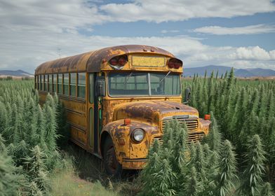 Cannabis Farm Bus