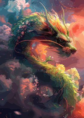 Fantasy Colorful Dragon