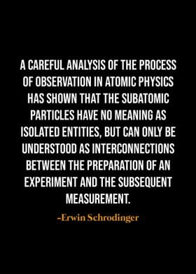 Erwin Schrodinger quotes 