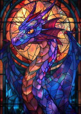 Stained Glass Dragon